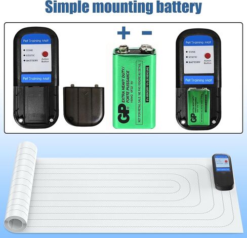 pet Training mat, Scan pet Indoor Electric Shock mat, LED Screen Cats and Dogs Electric Shock mat, Electric Drive Training mat to Keep Pets Away from The Sofa, 3 Modes (20"x48") (20x48) (12X60) in Saudi Arabia