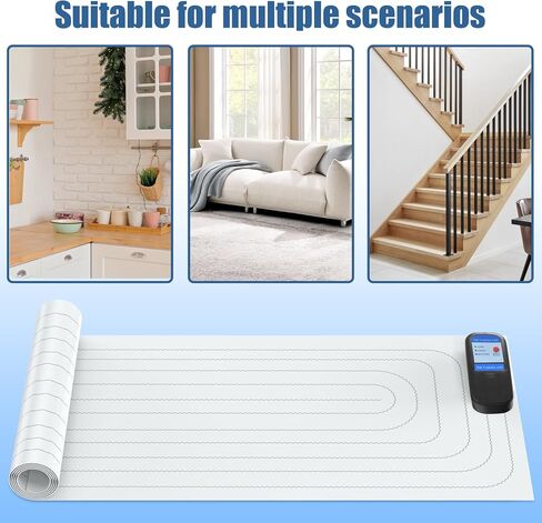 pet Training mat, Scan pet Indoor Electric Shock mat, LED Screen Cats and Dogs Electric Shock mat, Electric Drive Training mat to Keep Pets Away from The Sofa, 3 Modes (20"x48") (20x48) (12X60) in Saudi Arabia