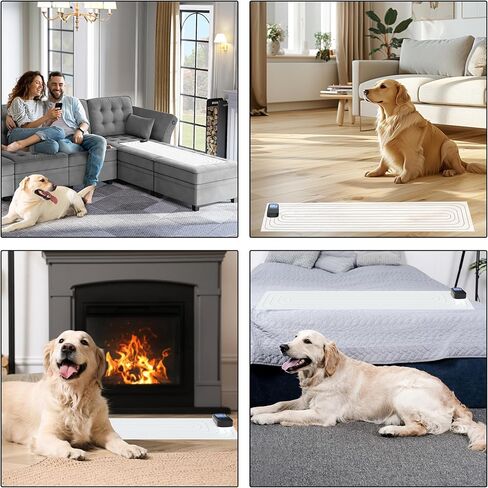 pet Training mat, Scan pet Indoor Electric Shock mat, LED Screen Cats and Dogs Electric Shock mat, Electric Drive Training mat to Keep Pets Away from The Sofa, 3 Modes (20"x48") (20x48) (12X60) in Saudi Arabia