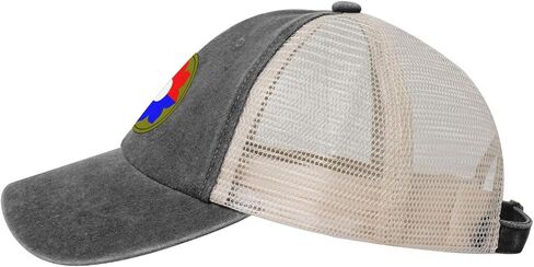 Us Army 9th Infantry Division Patch Adjustable Cowboy Mesh Baseball Cap Unisex Outdoor Trucker Hat1 in Saudi Arabia