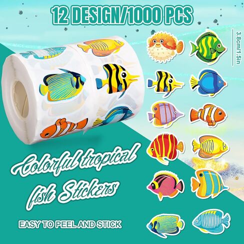 Whaline 1000Pcs St. Patrick's Day Stickers Roll Cartoon Leprechaun Shamrock Clover Self-Adhesive Sticker Decals for Scrapbook Journal Decor Irish Holiday Party, 8 Designs in Saudi Arabia