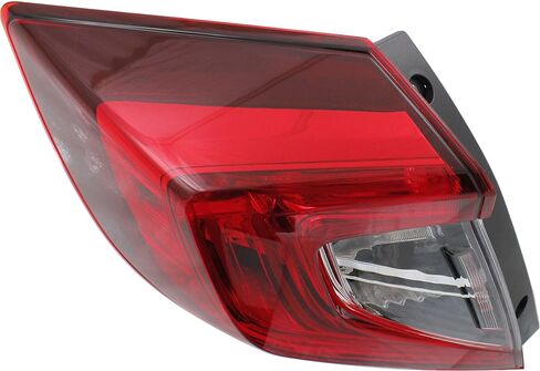 Garage-Pro Tail Light متوافق مع Honda Civic 2016-2021 الهالوجين مع جانب ركاب المصباح ، HO2805110 الخارجي in Saudi Arabia