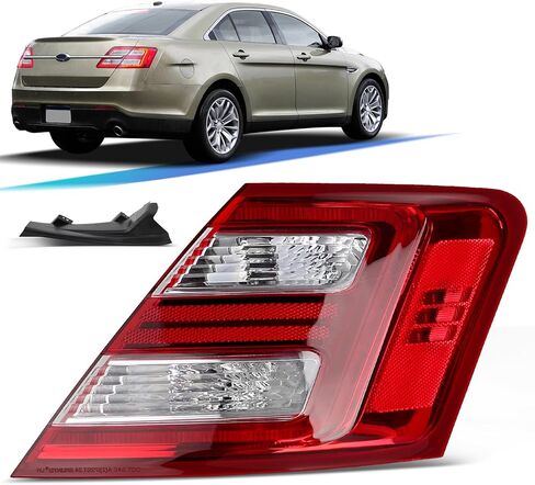 LED Outside Tail Light Assembly متوافق مع 2013 2014 2015 2015 2017 2018 2019 Ford Taurus Leachlight Brake Lamp Association (جانب الركاب الأيمن) in Kuwait