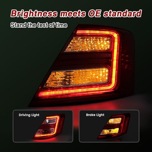 LED Outside Tail Light Assembly متوافق مع 2013 2014 2015 2015 2017 2018 2019 Ford Taurus Leachlight Brake Lamp Association (جانب الركاب الأيمن) in Kuwait