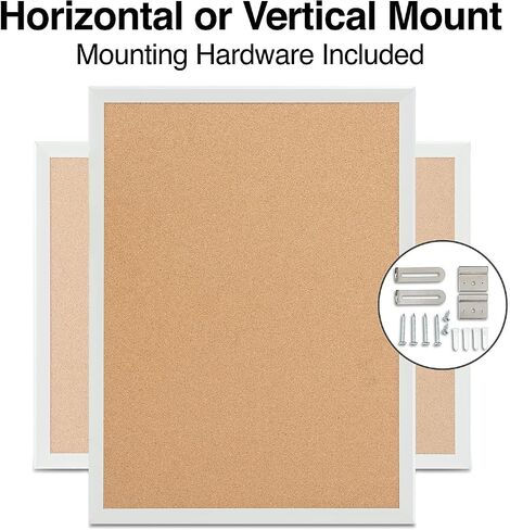 Staples 1682311 Standard Cork Bulletin Board Aluminum Finish Frame 3-Ft W X 2-Ft H in Saudi Arabia