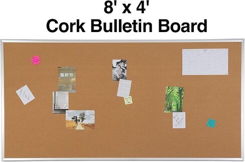 Staples 1682311 Standard Cork Bulletin Board Aluminum Finish Frame 3-Ft W X 2-Ft H in Saudi Arabia