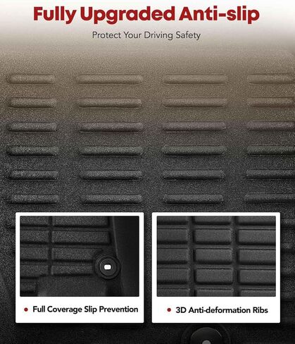 Yhtauto Floor Mats FIT 2010-2011 Honda Accord Crosstour ، 2012-2015 Crosstour FWD ، TPE All Weather Car Hats مقاومة للماء مضاد للانزلاق بطانة ، ملحقات السيارة الداخلية الأمامية والصف الثاني. in Saudi Arabia