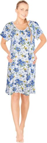 Jeffrico Womens Lightgowns Sleepwear Soft Pajama Dress Nightshirts in Kuwait