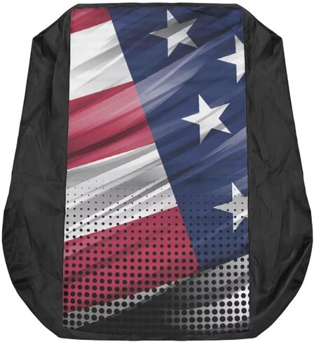 American Flag Universal Tractor Seat Cover Forklift Seat Cover Cushion Pad Universal Fit for Skid Loader Backhoe in Kuwait