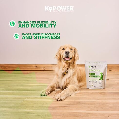 K9 Power Young at Heart Senior Dog Multivitamin 1 رطل - مكمل متقدم لكبار السن - يدعم الدماغ والقلب والرؤية وصحة المفاصل والتنقل in Saudi Arabia