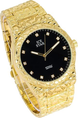 Techno Pave Men's 45mm Design Design Watch & Set Set ، Diamond Ascent Dial in Kuwait