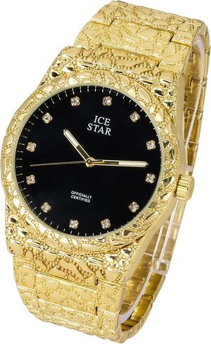 Techno Pave Men's 45mm Design Design Watch & Set Set ، Diamond Ascent Dial in Kuwait