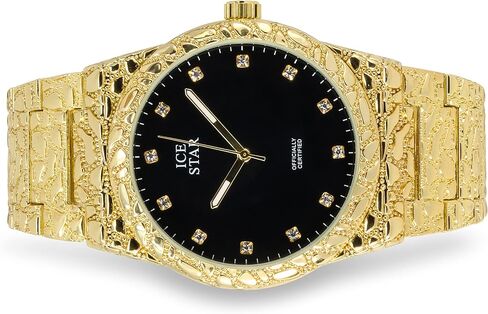 Techno Pave Men's 45mm Design Design Watch & Set Set ، Diamond Ascent Dial in Kuwait