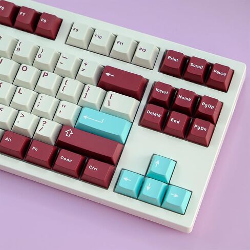 163 Keys Classic Blue Keycaps Cherry Doubleshot Keycaps Set Fit for ISO ANSI 95% 75% 65% 60% Mechanical Keyboard Cherry Mx Gateron Switches in Kuwait