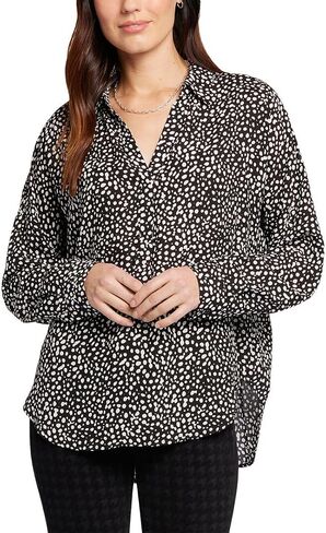 NYDJ Long Sleeve Becky Blouse in Saudi Arabia