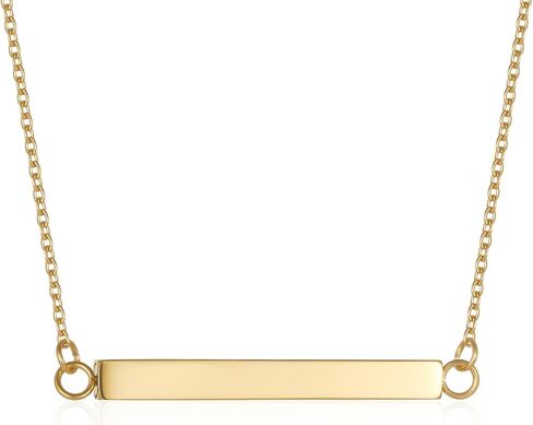 Horizontal Bar Urn Necklace For Ashes For Women Girls Stainless Steel Cremation Pendant Can Put Name/Date/Words Memorial Jewelry Keepsake Gifts in Kuwait