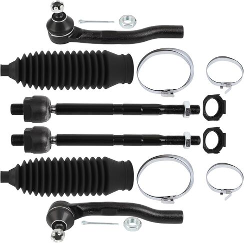 طقم التعليق الأمامي Scitoo 6PCS الداخلي نهاية قضيب TIE END مع استبدال الحذاء لعام 2009-2013 لـ Honda FIT in Saudi Arabia