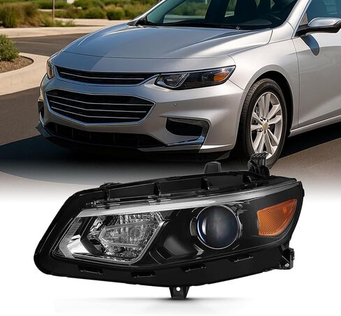 AKKON - For 2016-2018 Chevy Malibu Passenger Side Projector Headlight Assembly OEM Housing Clear Lens in Saudi Arabia