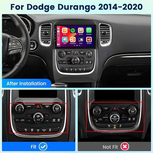 [2+64GB] Inefala for Dodge Durango 2014-2020 Android Car Radio Stereo with Wireless CarPlay Android Auto, 9 Inch HD Touchscreen with GPS WiFi Bluetooth FM/RDS SWC Canbus Backup Camera MIC in Saudi Arabia