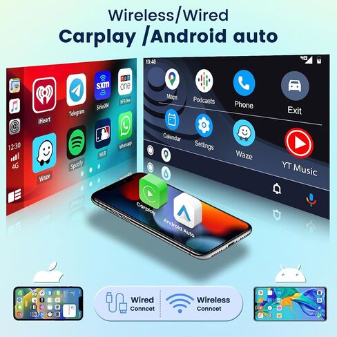 [2+64GB] Inefala for Dodge Durango 2014-2020 Android Car Radio Stereo with Wireless CarPlay Android Auto, 9 Inch HD Touchscreen with GPS WiFi Bluetooth FM/RDS SWC Canbus Backup Camera MIC in Saudi Arabia