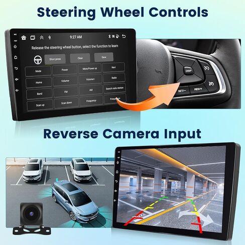 [2+64GB] Inefala for Dodge Durango 2014-2020 Android Car Radio Stereo with Wireless CarPlay Android Auto, 9 Inch HD Touchscreen with GPS WiFi Bluetooth FM/RDS SWC Canbus Backup Camera MIC in Saudi Arabia