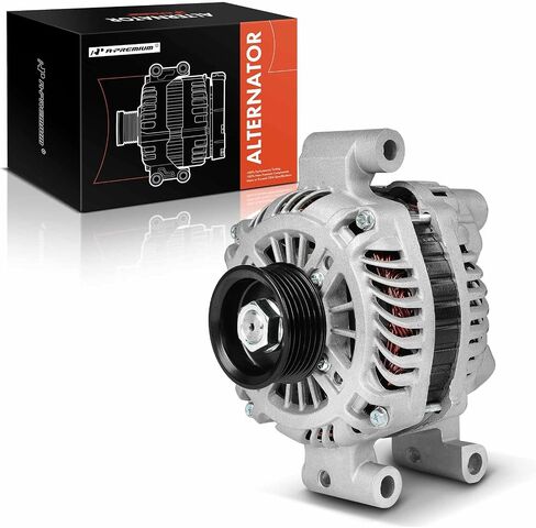 A-Premium Alternator Compatible with Ford Ranger 2010-2011 4.0L, 12V 105A 6-Groove Pulley Clockwise, Replace# A003TG6491, A003TG6491ZC in Saudi Arabia