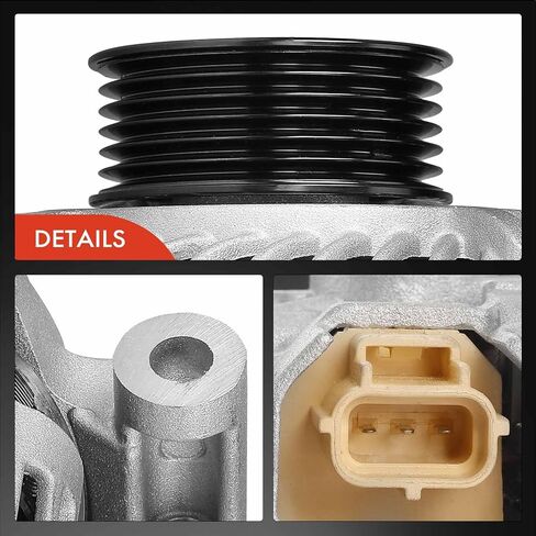 A-Premium Alternator Compatible with Ford Ranger 2010-2011 4.0L, 12V 105A 6-Groove Pulley Clockwise, Replace# A003TG6491, A003TG6491ZC in Saudi Arabia