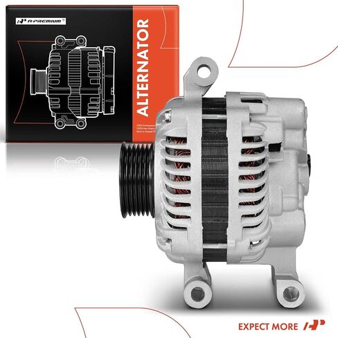 A-Premium Alternator Compatible with Ford Ranger 2010-2011 4.0L, 12V 105A 6-Groove Pulley Clockwise, Replace# A003TG6491, A003TG6491ZC in Saudi Arabia