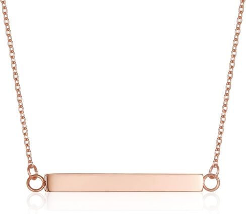 Horizontal Bar Urn Necklace For Ashes For Women Girls Stainless Steel Cremation Pendant Can Put Name/Date/Words Memorial Jewelry Keepsake Gifts in Kuwait