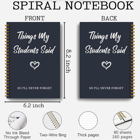 Teacher Notebook, Teacher Journal, Teacher Gifts for Women, Teacher Gifts for Christmas, Teacher Appreciation Gifts, Thank You Teacher Gifts, Groovy Boho Floral Spiral Notebook 5.5x8.3 Inches in Saudi Arabia