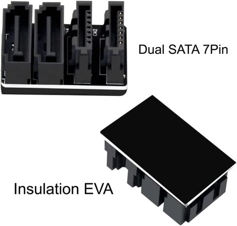 NFHK Single Sata 7pin أنثى إلى 7pin ذكور 360 درجة محول الزاوية لسطح المكتب SSD HDD Mainboard اللوحة الأم in Kuwait
