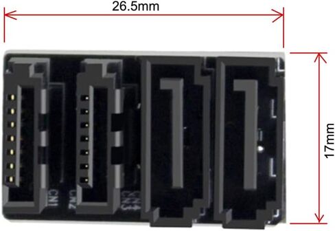 NFHK Single Sata 7pin أنثى إلى 7pin ذكور 360 درجة محول الزاوية لسطح المكتب SSD HDD Mainboard اللوحة الأم in Kuwait