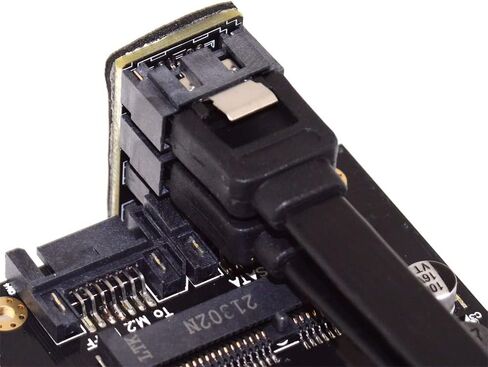NFHK Single Sata 7pin أنثى إلى 7pin ذكور 360 درجة محول الزاوية لسطح المكتب SSD HDD Mainboard اللوحة الأم in Kuwait