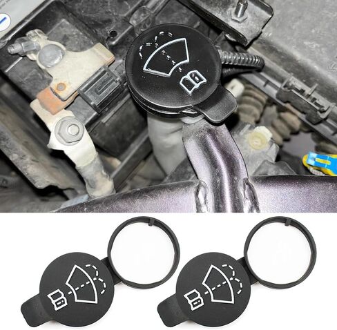 Car Wiper Wiper Washer Fluid Reservoir Cap Cap Cap ، متوافق مع Camaro Silverado Cruze ، OEM#1276700、13227300、1278573、19172571 استبدال (1 PCS) in Kuwait