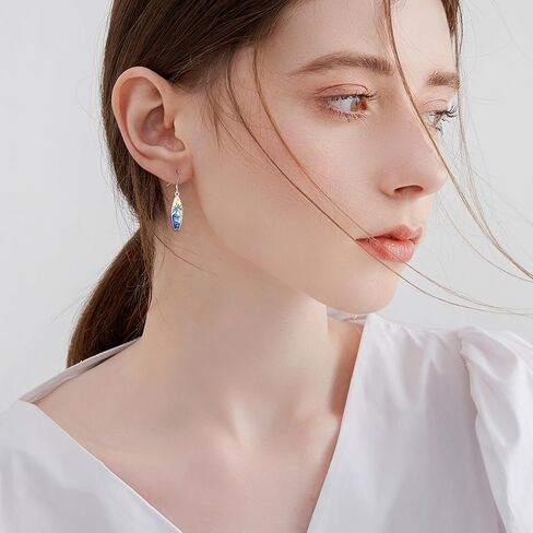 Ocean Earrings Sterling Silver Sea Animal Dangle Drop Earrings Ocean Jewelry Birthday Gifts for Women in Saudi Arabia