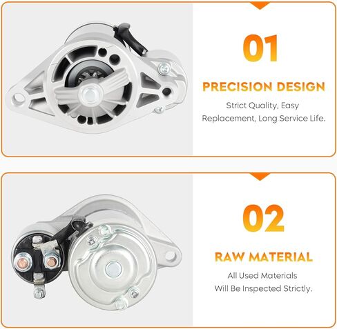 Starter for Jeep Cherokee 4.0L 1987-1998, Comanche 4.0L 1987-1992, Grand Cherokee 4.0L 1993-1998, Grand Wagoneer 5.9L 88-91, J10 & J20 88, Wagoneer 4.0L 87-90, Wrangler 4.2L 88-98, 410-48015 323-1047 in Saudi Arabia
