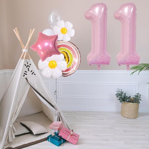Groovy 5th Birthday Party Decorations Five Is A Vibe Banner Daisy Rainbow Balloons for Boho Hippie Daisy Birthday Party 60s 70s Party 5th Birthday Supplies in Kuwait