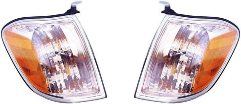 ل Toyota Tundra Tend Signal Light Assembly 2005 2006 2007 Pair Driver and Passenger Side W/Limited/SR5 Models Double Cab Dot Certified | لـ TO2531147 ، TO2530147 | 815100C030 ، 815200C030 in Kuwait