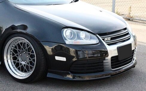Ijdmtoy Euro Lens Clear House Pritfle Marker Marker Housings متوافقة مع فولكس واجن 2006-2009 MK5 Golf/GTI Rabbit ، 2005-2010 Jetta ، 2008 R32 ، استبدل مصابيح OEM Amber Sidemarker in Saudi Arabia
