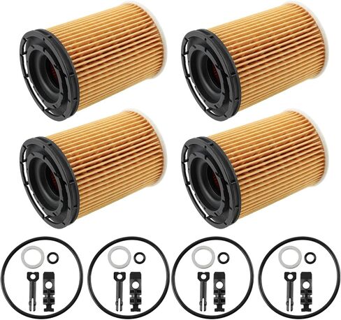 26350-2T000 4Pack Engine Oil Filters with Seals and Gaskets Compatible with Kia Stinger 2021-23 Compatible with Genesis GV70 G80 GV80 2022-2024 26350 2T000 263502T000 in Saudi Arabia