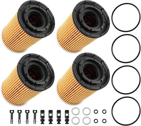 26350-2T000 4Pack Engine Oil Filters with Seals and Gaskets Compatible with Kia Stinger 2021-23 Compatible with Genesis GV70 G80 GV80 2022-2024 26350 2T000 263502T000 in Saudi Arabia