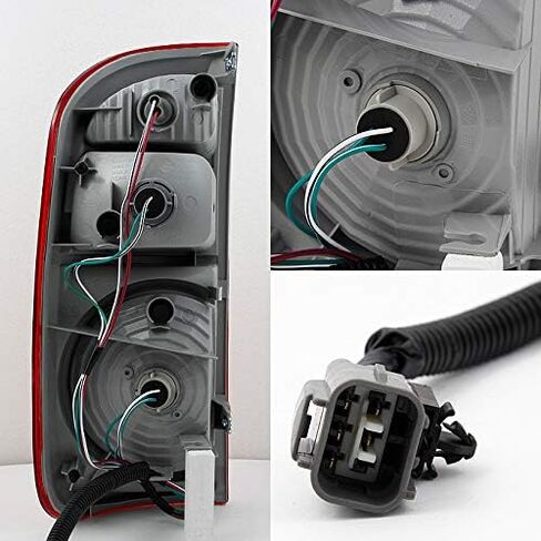 Akkon - لـ 04-06 Toyota Tundra 4 Door Double Cab Pickup Truck Red Clear Light in Saudi Arabia
