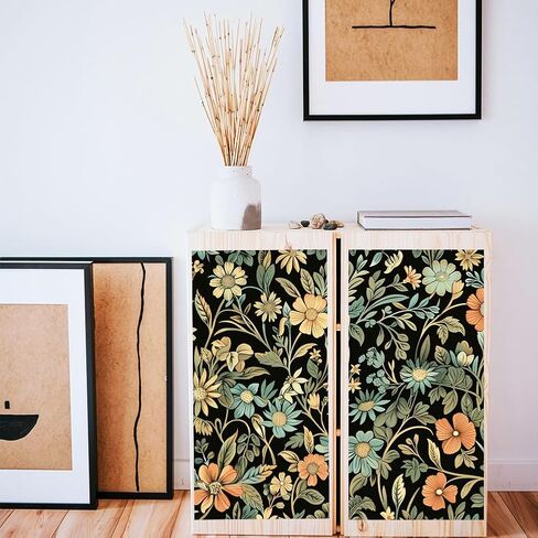 3 Sheet White Flower Rub on Transfers Vintage Decorative Design Rub on Transfers for Crafts Durable Floral Rub on Stickers Decal for Furniture Home Office Wall Wood Paper Decor 5.9''*11.8'' in Kuwait