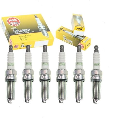 6 pc NGK G-Power Spark Plugs compatible with Acura MDX 3.5L 3.7L V6 2010-2017 in Saudi Arabia