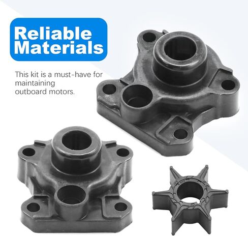 6H4W0078 Water Pump Impeller Gasket Repair Kit, Replacement for Yamaha 40HP 50HP 2 Stroke Outboard Models 1984-1996, Replaces 18-3429 6H4-W0078-A0-00 6H4-W0078-01-00 in Saudi Arabia
