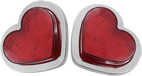 Heart Shaped Side Marker, LED Light, Heart LED Side Signal Light, Fit for 12-24V Cars, Vans, Trucks, Trailers, Red Light in Saudi Arabia