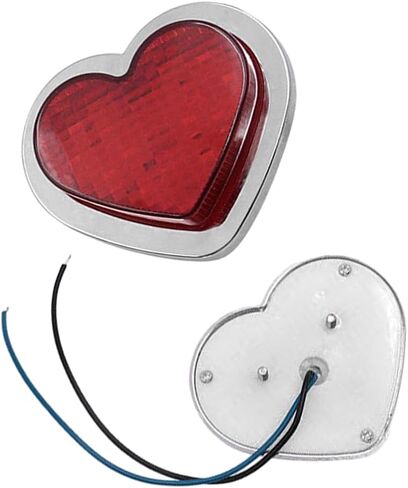 Heart Shaped Side Marker, LED Light, Heart LED Side Signal Light, Fit for 12-24V Cars, Vans, Trucks, Trailers, Red Light in Saudi Arabia