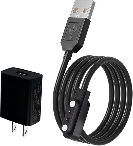 Tonton Dog Bark Collar Charger Power Cord, USB Magnetic Charging Cable Compatible with DINJOO TC-03 Dog Bark Collar and TC03Pro Shock Collar, Replacement Charger for DINJOO TC03 Dog Training Collar in Saudi Arabia