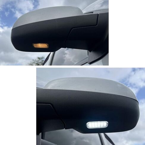 Ijdmtoy White 18-SMD LED Under Mirror Puddle Lights متوافقة مع 2007-2014 Chevrolet Avalanche Silverado Silverado Suburban/Tahoe ، GMC Sierra Yukon ، Cadillac Escalade ، إلخ in Saudi Arabia