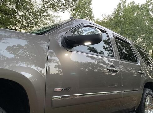 Ijdmtoy White 18-SMD LED Under Mirror Puddle Lights متوافقة مع 2007-2014 Chevrolet Avalanche Silverado Silverado Suburban/Tahoe ، GMC Sierra Yukon ، Cadillac Escalade ، إلخ in Saudi Arabia